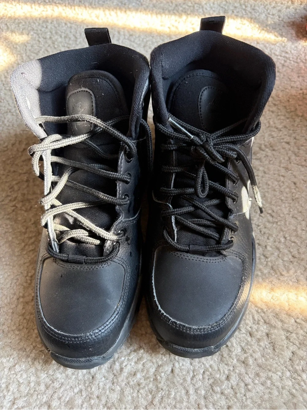 Nike Kids Black High-Top Sneakers